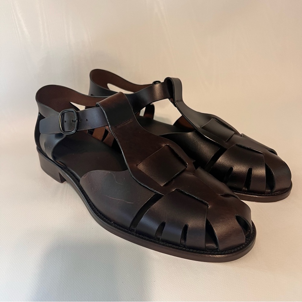 Men's Brown Leather Sandals